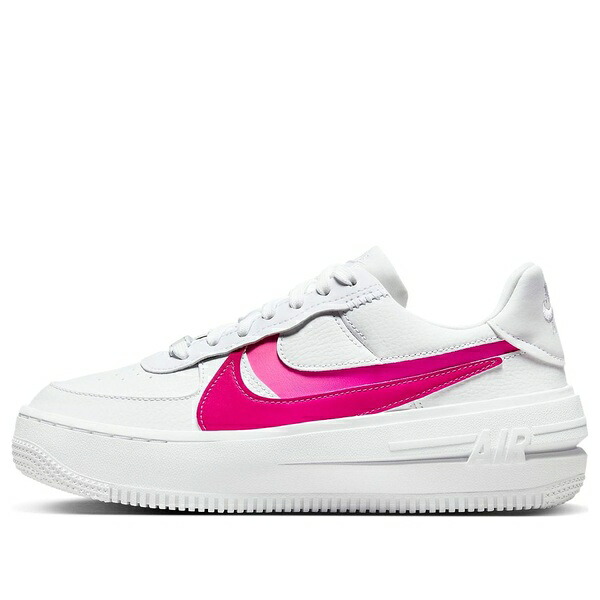 Nike ナイキ レディース スニーカー  【(WMNS) Nike Air Force 1 PLT.AF.ORM \u0027White Fireberry\u0027 FJ2986-100】  大いさ US_W_11.5
