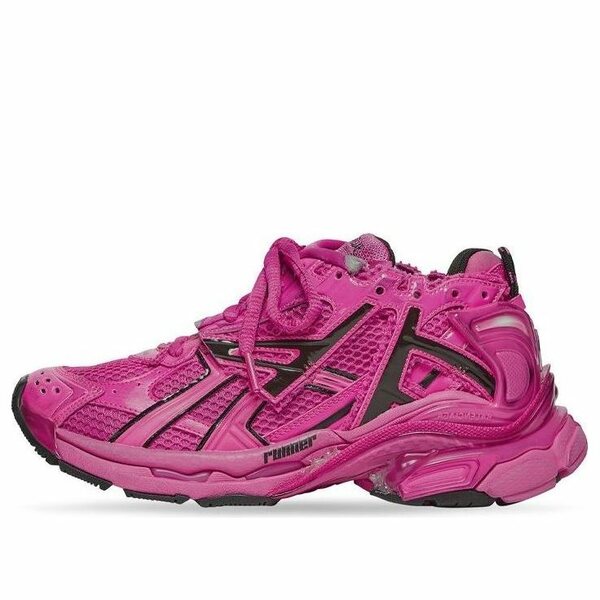 Balenciaga バレンシアガ レディース スニーカー  【(WMNS) Balenciaga Runner Sneakers \u0027Fuchsia Mesh and Nylon\u0027 677402W3RB25510】  大きさ US_W_10