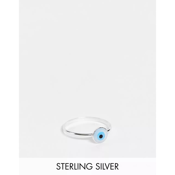 キングスリーライアン レディース リング アクセサリー Kingsley Ryan Sterling Silver Eye Ring Silver 買い保障できる