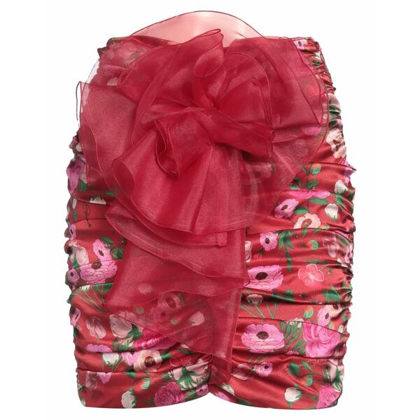 【送料無料】 エリザベスフランキ レディース スカート ボトムス Mini skirts Red