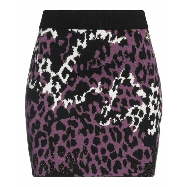 【送料無料】 ロベルトカヴァリ レディース スカート ボトムス Mini skirts Purple｜asty 23,214円