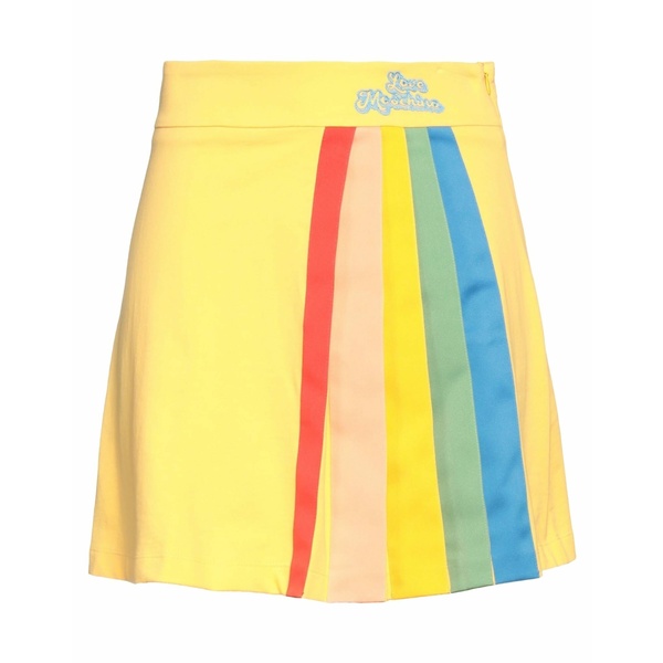 【送料無料】 モスキーノ レディース スカート ボトムス Mini skirts Yellow