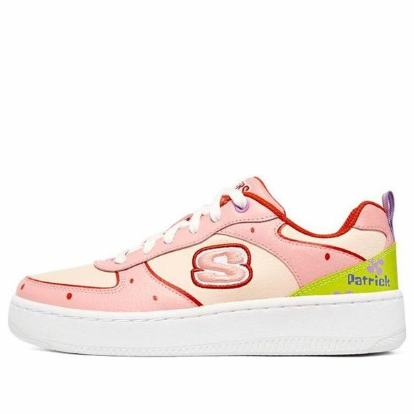 Skechers スケッチャーズ レディース スニーカー 【(WMNS) Skechers x Spongebob Sport Court 92 \'Pink Green White\' 896111-PNK】 サイズ US_6.5(23.5cm)｜asty