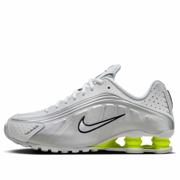 Nike ナイキ レディース スニーカー  【(WMNS) Nike Shox R4 \u0027White Metallic Silver\u0027 AR3565-102】  大きさ US_5.5(22.5糎)
