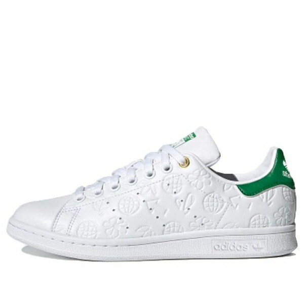 adidas アディダス レディース スニーカー 【(WMNS) adidas Stan Smith 'Embossed Graphics - White Green' FX5674】 サイズ US_5.5(22.5cm)｜asty 22,578円