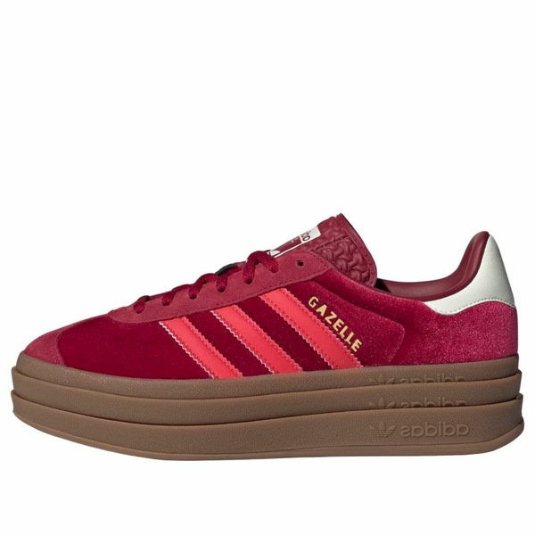 adidas アディダス レディース スニーカー  【(WMNS) adidas Gazelle Bold \u0027Bright Red Velvet\u0027 IG4388】  大きさ US_W_11