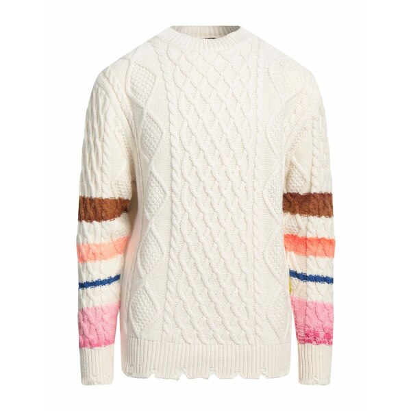 【送料無料】 バロウ メンズ ニット&セーター アウター Sweaters White
