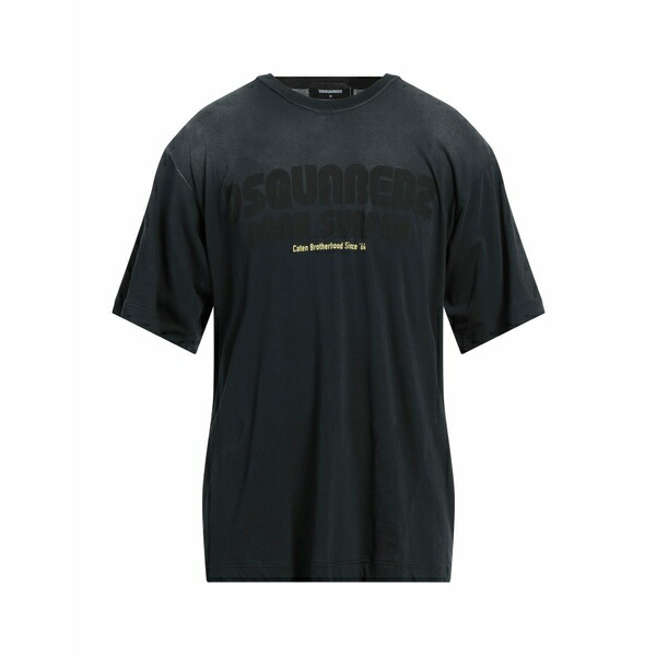 【送料無料】 ディースクエアード メンズ Tシャツ トップス T-shirts Grey