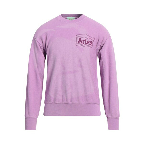 【送料無料】 アリーズ メンズ パーカー・スウェットシャツ アウター Sweatshirts Purple