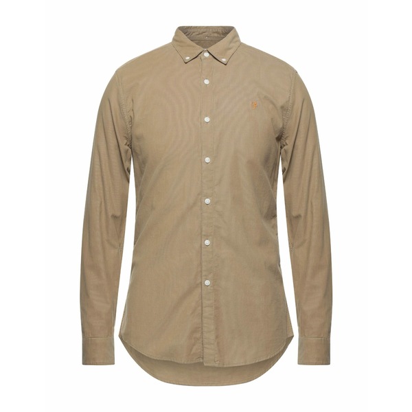 【送料無料】 ファーラー メンズ シャツ トップス Shirts Beige|asty