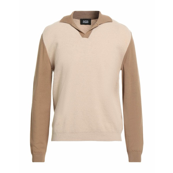 【送料無料】 アルファス テューディオ メンズ ニット&セーター アウター Sweaters Beige