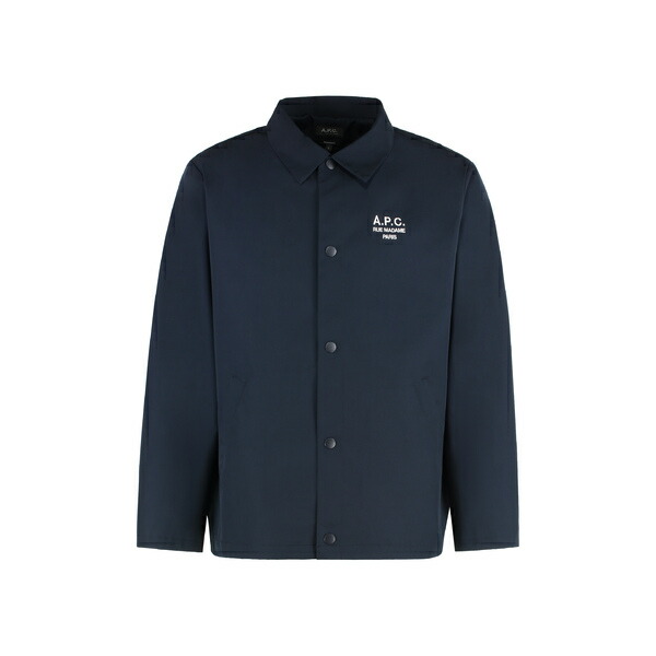 楽天市場】アーペーセー シャツ ブラウス デニムシャツ ブルー メンズ