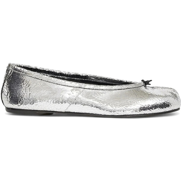 Maison Margiela マルタンマルジェラ レディース スニーカー  【Maison Margiela Tabi Ballerina Flats Broken Mirror Silver (Women)】  サイズ EU_39(25cm) Silver
