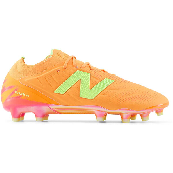 New Balance ニュー平衡にする レディース スニーカー  【New Balance Tekela Elite Low Laced MG v5 Hot Mango Energy Red Mint Flash (Women\u0027s)】  大いさ US_9(26.0珊) Hot Mango/Energy Red/Mint Flash 靴-レディース靴