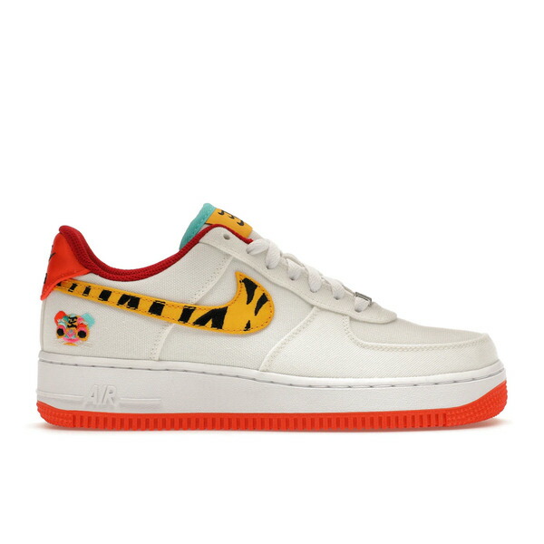 Nike ナイキ レディース スニーカー  【Nike Air Force 1 Low 07 LX Year of the Tiger (Women)】  サイズ US_5.5(22.5cm) Sail/University Gold-White-Aurora Green-Rush Orange