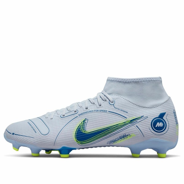 Nike ナイキ メンズ スニーカー 【Nike Mercurial Superfly 8 Academy MG 'Grey Light Marine' DJ2873-054】 サイズ US_8(26.0cm)|asty