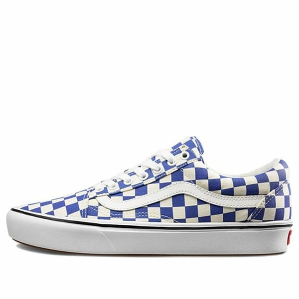 Vans バンズ メンズ スニーカー 【Vans Old Skool ComfyCush 'Checker - Lapis Blue' VN0A3WMAVNA】 サイズ US_12(30.0cm)|asty