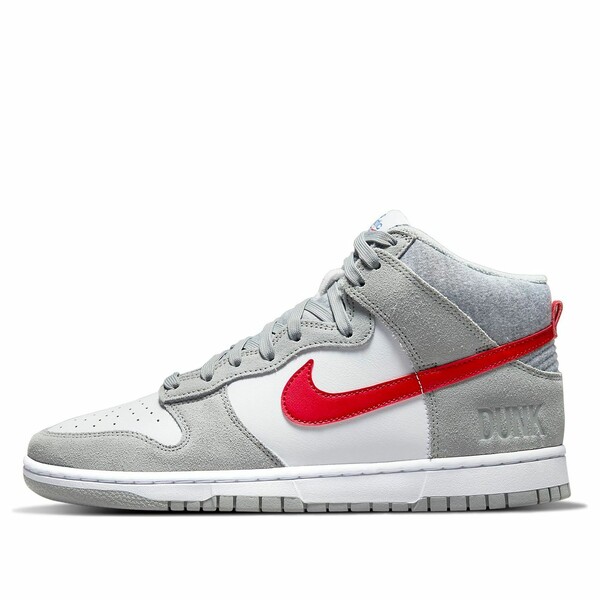 Nike ナイキ メンズ スニーカー 【Nike Dunk High SE 'Athletic Club - Light Smoke Grey Gym Red' DJ6152-001】 サイズ US_12.5(30.5cm)｜asty
