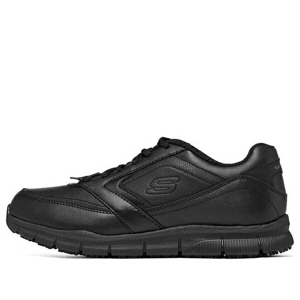 Skechers スケッチャーズ メンズ スニーカー  【Skechers Work Nampa Slip Resistant Shoes \u0027Black\u0027 77156-BLK】  大きさ US_8(26.0糎)