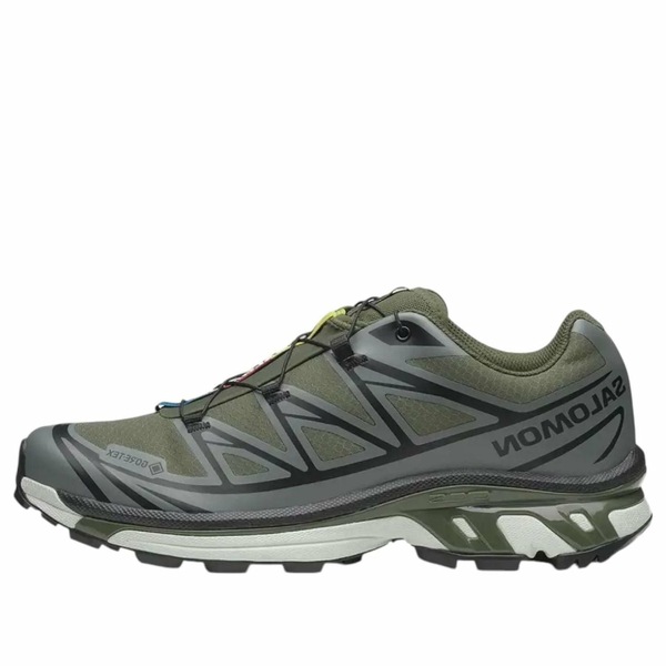 SALOMON サロモン メンズ スニーカー  【SALOMON XT-6 Gore-Tex \u0027Olive Night Sedona Sage\u0027 477327】  大きさ US_5.5(23.5糎)