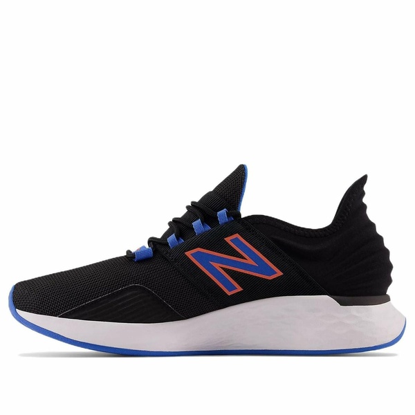 New Balance ニュー平衡にする メンズ スニーカー  【New Balance Fresh Foam Roav \u0027Black Serene Blue Orange\u0027 MROAVBS】  大いさ US_8.5(26.5糎) メンズ靴-靴