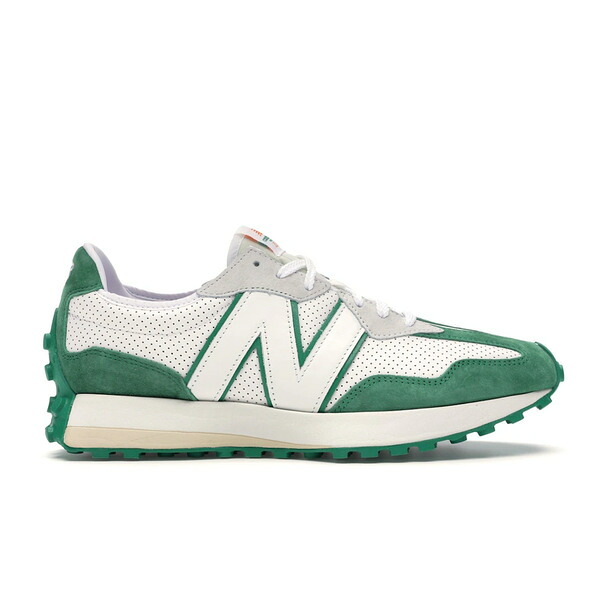 New Balance ニューバランス メンズ スニーカー 【New Balance 327 Casablanca Green】 サイズ US_11(29.0cm) White/Green｜asty