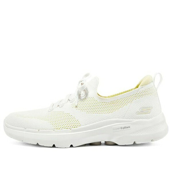 Skechers スケッチャーズ レディース スニーカー  【(WMNS) Skechers Go Walk 6 Hyper Burst \u0027White Yellow\u0027 896136-WLM】  大きさ US_6(23.0糎)
