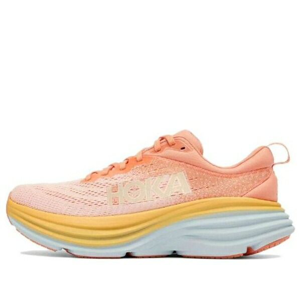 HOKA ONE ONE ホカオネオネ レディース スニーカー  【(WMNS) HOKA ONE ONE Bondi 8 \u0027Shell Coral Peach Parfait\u0027 1127952-SCPP】  大きさ US_9(26.0糎)