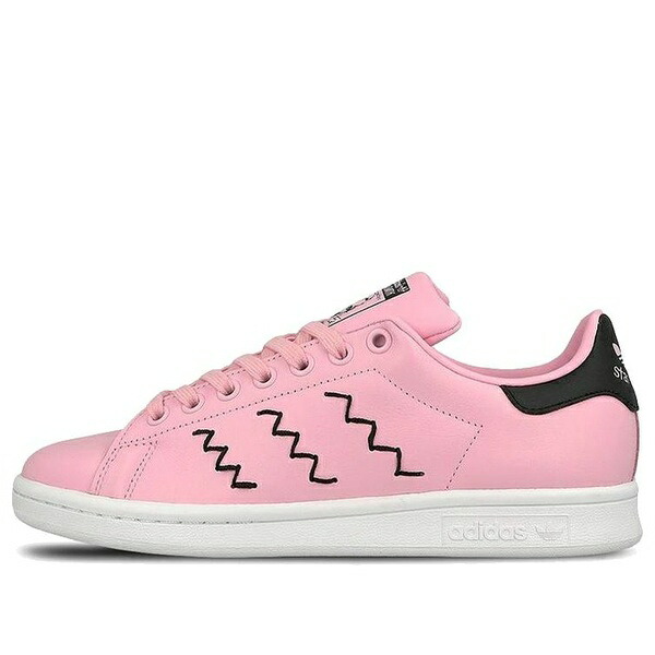 adidas アディダス レディース スニーカー 【(WMNS) adidas originals StanSmith 'Pink Black' BZ0656】 サイズ US_5(22.0cm)｜asty