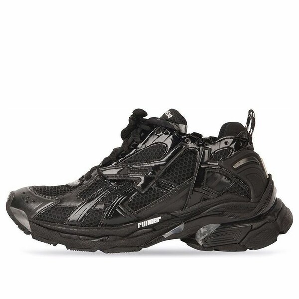 Balenciaga バレンシアガ レディース スニーカー  【(WMNS) Balenciaga Runner Sneakers \u0027Black Mesh and Nylon with clear multicolor deco\u0027 677402W3RB11000】  大いさ US_8(25.0糎)