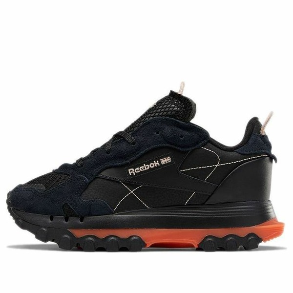 Reebok リーボック レディース スニーカー  【(WMNS) Reebok Classic Leather x Cardi B \u0027Core Black Fiery Orange\u0027 GY5925】  大きさ US_6(23.0糎)