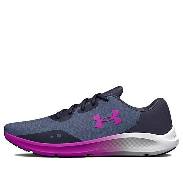 Under Armour アンダーアーマー レディース スニーカー 【(WMNS) Under Armour Pursuit Charged Pursuit 3 Running Shoes 'Grey Purple Black' 3024889-500】 サイズ US_6.5(23.5cm)|asty