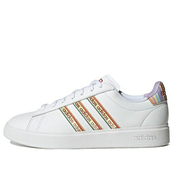 adidas アディダス レディース スニーカー  【(WMNS) adidas Grand Court 2.0 \u0027Multi-Color Stripes\u0027 HP9412】  大きさ US_7.5(24.5糎)