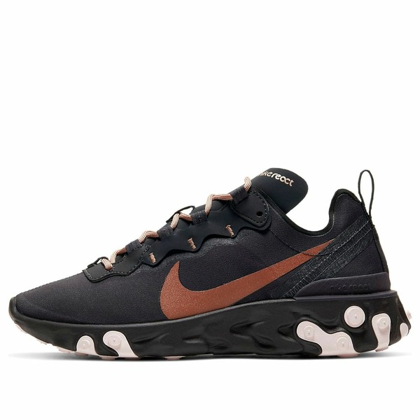 Nike ナイキ レディース スニーカー 【(WMNS) Nike React Element 55 \'Oil Grey\' CT1186-001】 サイズ US_5.5(22.5cm)｜asty