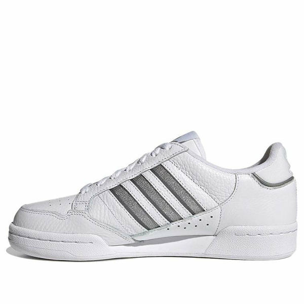adidas アディダス レディース スニーカー  【(WMNS) adidas Continental 80 Stripes \u0027White Silver Metallic\u0027 S42626】  大きさ US_5(22.0糎)