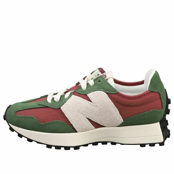 New Balance ニューバランス レディース スニーカー 【(WMNS) New Balance 327 'Green Red White' WS327UO】 サイズ US_8(25.0cm)｜asty