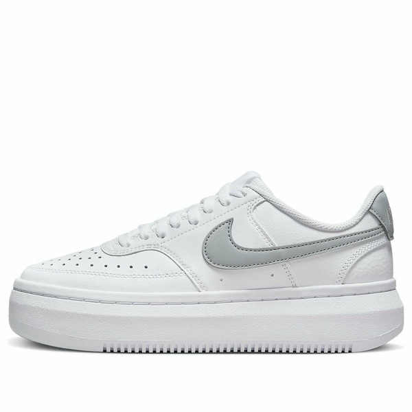 Nike ナイキ レディース スニーカー  【(WMNS) Nike Court Vision Alta \u0027White Metallic Platinum\u0027 DM0113-101】  大きさ US_7(24.0糎)