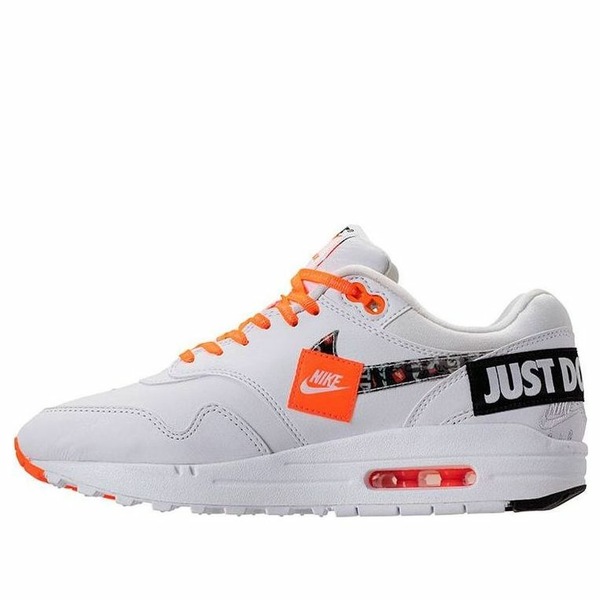Nike ナイキ レディース スニーカー  【(WMNS) Nike Air Max 1 LX \u0027Just Do It White Orange\u0027 917691-100】  大きさ US_5.5(22.5糎)