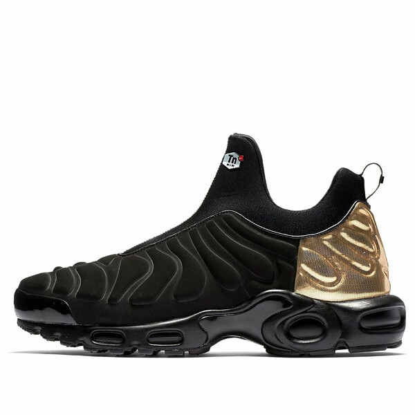 Nike ナイキ レディース スニーカー  【(WMNS) Nike Air Max Plus Slip SP \u0027Black Metallic Gold\u0027 940382-001】  大いさ US_8(25.0糎)