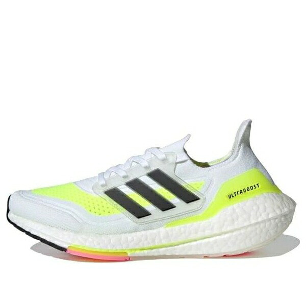 adidas アディダス レディース スニーカー  【(WMNS) adidas Ultraboost 21 \u0027White Solar Yellow\u0027 FY0401】  大きさ US_W_11