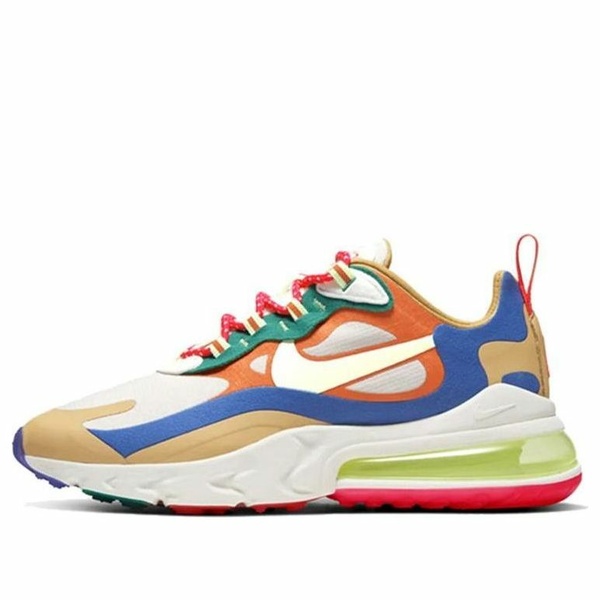 Nike ナイキ レディース スニーカー  【(WMNS) Nike Air Max 270 React \u0027Multi-Color Tan\u0027 CQ4805-071】  大きさ US_6.5(23.5糎)