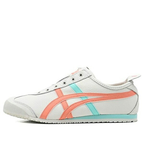 Onitsuka Tiger オニツカタイガー メンズ スニーカー 【Onitsuka Tiger Mexico 66 Slip-On  \u0027White Aqua Orange\u0027 1183B815-102】  大いさ US_10.5(28.5糎) メンズ靴-靴-スニーカー