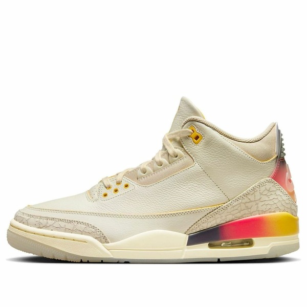 Air Jordan ジョーダン メンズ スニーカー Beige/Orange 【Air Jordan 3 Retro SP x J Balvin 'Medelln Sunset' FN0344-901】 サイズ US_9(27.0cm)｜asty