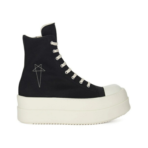 こま　メガバンパー スニーカー RICK OWENS - 【25AW】メガバンパー ハイカット スニーカー