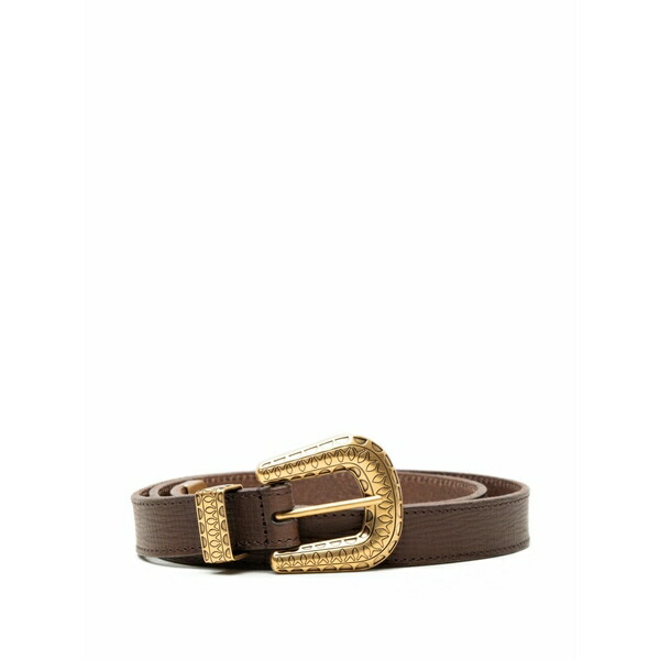 ヴァレンティノ ガラヴァーニ レディース 三尺帯 付属物 Vlogo signature leather belt Brown