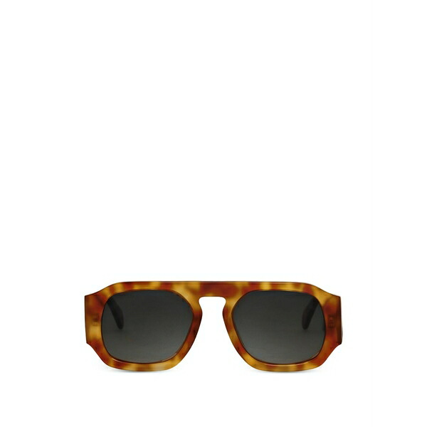 アニービン レディース サングラス＆アイウェア アクセサリー Preston geometric-frame sunglasses Brown｜asty