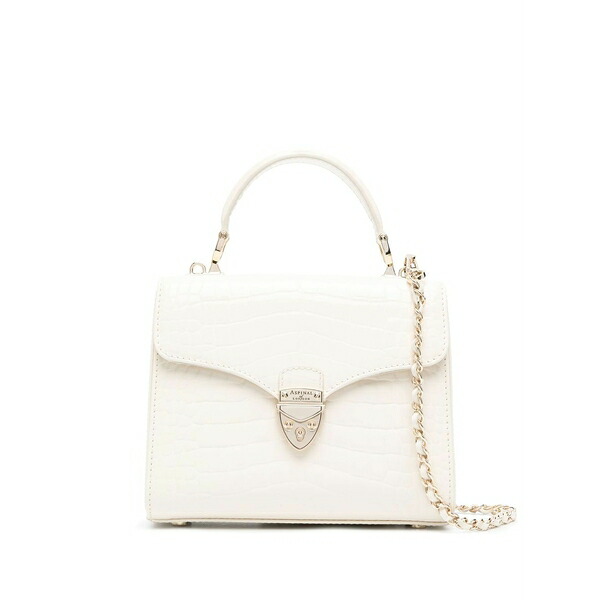 アスピナルオブロンドン レディース トートバッグ バッグ Midi mayfair top-handle bag Neutrals