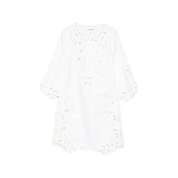 アンティックバティック レディース 衣装 トップス Deva cut-out-detail mini dress White
