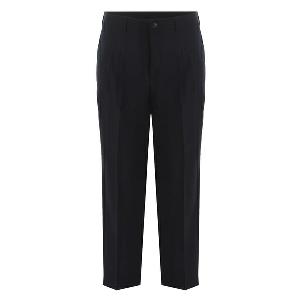 コスチュームメイン メンズ カジュアルパンツ ボトムス Pleated-front trousers Blue｜asty