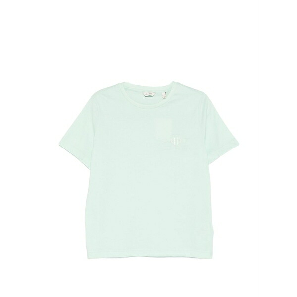 ガント レディース プルオーバー トップス Logo-detail t-shirt Green